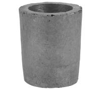 TOMETURE Creuset en Graphite Petit Format pour Fusion des Métaux, Kit de Laboratoire Haute Pureté, Résistant Haute Température, Léger et Portable, Adapté pour Aluminium, Cuivre et Fours