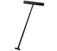 TOMETURE Crochet Métallique pour Plaque D'égout Prise Confortable, Outil de Levage Robuste pour Couverture de Regard Noir, pour Usage Extérieur