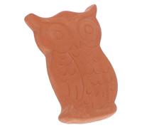 TOMETURE Disque de Conservation du Sucre Adoucisseur de Sucre Brun en Terre Cuite Marron Réutilisable Garde L'humidité des Aliments Cuisine de Hibou