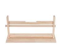 TOMETURE Distributeur de rouleaux de papier de table : support en bois pour bobine de papier - Porte-rouleaux Xuan pour atelier de calligraphie chinoise