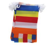 TOMETURE Drapeau Bouddhiste 5 Couleurs Polyester Robuste Suspendre Lors de Prières et Rituels Temples et Espaces Spirituels