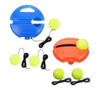 TOMETURE Ensemble De 2 Entraîneur de Tennis à Corde Élastique, Base | Plastique, Usage Intérieur et Extérieur, Cadence et Régularité, pour Réunions Familiales et Sorties