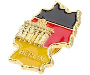 TOMETURE Épinglette Drapeau Allemagne en Alliage Broche Clip pour Occasions Quotidiennes et Manifestation Patriotique