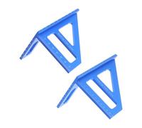 TOMETURE Équerre de Menuiserie Outil de Mesure D'angle Précis 2 Pièces en Alliage D'aluminium Légère Échelle Impériale et Métrique pour Travail du Bois et Rénovation