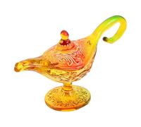 TOMETURE Figurine de Lampe Arabe - Décoration de Table pour la Maison ou Le Bureau - 10,5 x 6 x 4 cm - Accessoires de déguisement pour Les fêtes à thème d'halloween (B)