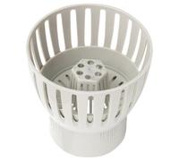 TOMETURE Filtre pour Étang à Poissons en PVC Résistant Crépine de Piscine pour Contrôle de Drainage et Ramassage de Feuilles Outil de Filtration pour Bassin Extérieur Collecte Débris et