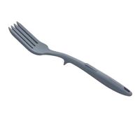 TOMETURE Fourchette Cuisine en Silicone Antidérapante sans Bavure, Grosse Fourchette Lavable pour Hôtels et Camping, Ustensile Pratique pour Pâtes et Salades