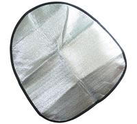 TOMETURE Housse de Volant en Aluminium Argenté pour Voiture, Protège du Soleil Chaleur, Facile à Nettoyer, Accessoire pour L'été en Intérieur Automobile