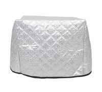 TOMETURE Housse en aluminium pour congélateur coffre, pare-soleil pour vitrine à glaces et boulangerie, protection imperméable et anti-poussière pour appareils commerciaux
