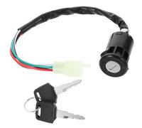 TOMETURE Interrupteur D'allumage Remplacement Précis Commutateur de Démarrage avec acile à Installer, en Pvc Noir pour Scooter et Mini Bike 50cc-125cc