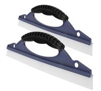 TOMETURE Kit 2 Raclettes Silicone pour Vitres de Voiture, Nettoyeur Manuel et Grattoir à Neige, Adapté pour Types de Véhicules en Saison Hivernale et Usage Annuel