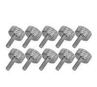 TOMETURE Kit de 10 Vis de Blocage du Pied à Coulisse en Métal Haute Résistance, Installation Rapide, Compatibilité Complète, Style Tête Moletée Aléatoire pour Outils de Précision