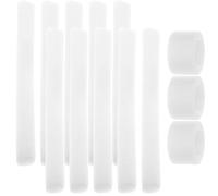 TOMETURE Kit de Fixation Auriculaire pour Chiens 13 Pièces Tiges de Support en Mousse Blanches Ajustables Ruban Adhésif à Oreilles de Chien Correcteur Vertical pour Oreilles Dressées