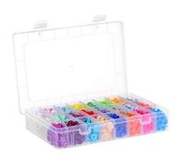 TOMETURE Kit de Fixation Boutons-pression en Plastique Forme Étoile pour Vêtements, 360 Sets, Facile à Utiliser, pour Usage Professionnel et DIY