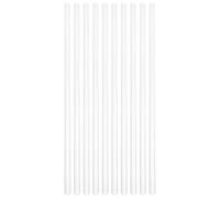 TOMETURE Lot de 10 agitateurs en verre pour laboratoire : bâtonnet mélangeur résistant à la chaleur de 20 cm, agitateur à double extrémité ronde pour béchers de laboratoire, guide pour verser