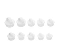 TOMETURE Lot de 10 Bouchons pour seaux à balais : 10 Tailles de Bouchons d'étanchéité en Caoutchouc de Rechange pour balais à Franges et seaux à Eau - Convient aux Trous de diamètre 1,85