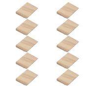TOMETURE Lot de 10 Cales pour Manche de Hache ou de Marteau - Cales de réparation en Bois Dur - triangulaires en Bois de 4 x 3 x 5 mm pour Le Remplacement du Manche de houe et la réparation