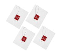 TOMETURE Lot de 100 Sachets de Thé Filtrants en Nylon Jetables Cordelette, Faciles à Utiliser, pour Thé en Vrac et Épices, Adaptés Paquet de Sport ou Mallette