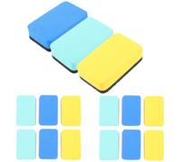 TOMETURE Lot de 15 Mini Effaceurs pour Tableau Blanc en Feutre Réutilisables, Confortables à Tenir, pour Bureaux et Institutions de Formation