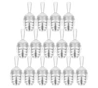 TOMETURE Lot de 15 Tubes de Brillant à Lèvres en Plastique de Pots à Miel, Réutilisables et Portables, pour Échantillons Commerciaux et Voyages