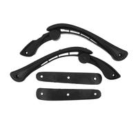 TOMETURE Lot de 2 accoudoirs de Rechange pour Chaise de Bureau : Support Ergonomique réglable, Cadre télescopique Extensible, pièces de Rechange pour Chaise en Maille.