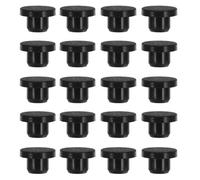 TOMETURE Lot de 20 bouchons en silicone résistant à la chaleur, en forme de T, pour trous ronds de 12 à 12,8 Idéal pour l'automatisation et le bricolage.