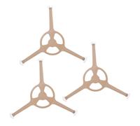 TOMETURE Lot de 3 anneaux de roulement de rechange pour plateau tournant de micro-ondes - Support de plateau tournant à 3 bras - Anneau de rotation pour en verre de 25 cm (10 pouces)