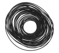 TOMETURE Lot de 30 Courroies en Caoutchouc pour magnétophones à Cassettes : Courroies Plates en Caoutchouc pour platines de 30 à 135 mm, compatibles avec Les magnétophones, lecteurs DVD et Autres