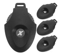 TOMETURE Lot de 4 Couvre-Clubs de Golf numérotés - Étiquettes de marquage interchangeables en Plastique pour Driver, Bois de Parcours, Putter et maillet - Accessoires d'identification