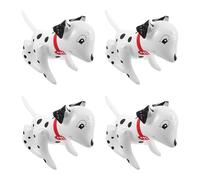 TOMETURE Lot de 4 Jouets Dalmatiens Gonflables en PVC Ballon Chien 3D de 43 CM Animaux Jouets pour Fêtes D’Anniversaire Garçon et Filles Décorations Légères et Stables Présents pour