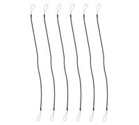 TOMETURE Lot de 6 Cordons pour Stylo : Cordon élastique rétractable à Ressort, 48 cm (19 Pouces), Anti-Perte, pour tablettes, Tableaux Blancs, téléphones et écrans tactiles.