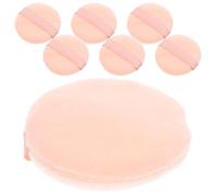 TOMETURE Lot de 7 Éponges Maquillage Double Face en Matériau Hydrophile Non-latex, pour Fond de Teint Poudre Humide et Sèche, Base Propre et Ferme, Économie de Poudre, Couleur Rose