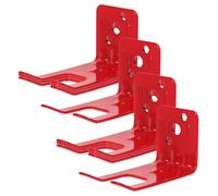 TOMETURE Lot de 8 Supports de Fixation pour extincteurs, Fixations murales avec Crochets de Serrage (8,9 x 5,1 x 4,6 cm) pour Garage, Appartement et sécurité Domestique.