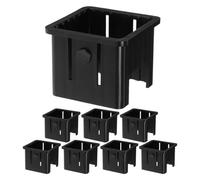 TOMETURE Manchon de Conversion Carré Creux 50-40mm, 8 Inserts en PA, Protection Universelle pour Machines d'exercice en Environnements d'Entraînement