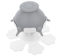 TOMETURE Nourrisseur de Lait pour Chiot Sucette pour Chiot en Silicone 4 Tétines avec Support et Chatons Alimentation Multiple Facile à Nettoyer