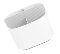 TOMETURE Organisateur Cuisine Blanc Égouttoir et Bac Collecteur Porte-Ustensiles Multifonction pour Baguettes Couteaux et Fourchettes Support Ventilé pour Rangement Propre et Sec sur