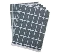 TOMETURE Panneau solaire miniature en 6 feuilles : plaque photovoltaïque adhésive - accessoire réaliste d’énergie solaire pour dioramas et maquettes architecturales