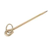 TOMETURE Piquet d'attache sans Bavure Robuste en Fer pour Chien et Mouton, Piquet de Sol pour Entraînement et Jeux en Extérieur