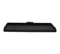 TOMETURE Plateau de micro pour studio, accessoire de diffusion en direct en plastique et métal, noir, pour enseignement et studio, peu encombrant et sécurisé