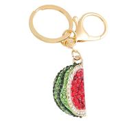 TOMETURE Porte-clés Décoratif en Alliage de Zinc Rouge 10x2x2 Cm Pendentif Pastèque pour Usage Quotidien et Paquet à Dos
