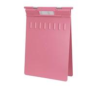 TOMETURE Porte-documents en plastique pour soins infirmiers - Tableau d'écriture des dossiers médicaux - Organiseur de documents avec couvercle pour bureau et salle de classe (rose)