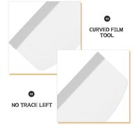 TOMETURE Raclette Blanche pour Film Protecteur d'Écran Téléphone Portable - 40 Pièces Outil d'Application Anti-Bulles et Grattoir Lisseur pour Pose Précise et Élimination Poussière