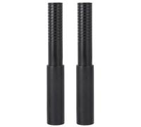 TOMETURE Rallonge de Manche de Golf en PP Haute Résistance, Lot de 2 Bâtons D'extension Noirs Compatibles pour Entraînement Swing et Amélioration du Jeu