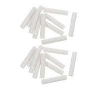 TOMETURE Recharges de Gomme Cylindriques Blanches en Caoutchouc 60 Pièces 5x25 Mm Correction Douce pour Porte-stylo Universels pour Fournitures de Bureau et Scolaires