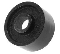 TOMETURE Roue de Cric Hydraulique en Acier Noir, Capacité 3 Tonnes, Technologie de Précision, Rouleau Épais Pratique pour Levage de Voiture