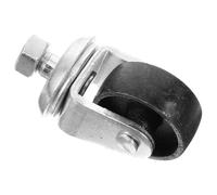TOMETURE Roulette de Remplacement pour Déplacement Facile pour Cric Hydraulique Horizontal 16mm en Métal, Roue Directionnelle Robuste et Usage Intensif en Garage