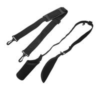 TOMETURE Sangle Élastique Noire pour Canne à Pêche et Leurre, Protection Haute Élasticité Grip Stable, Longueur Réglable pour Pêche en Bord de Rivière