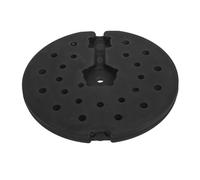 TOMETURE Socle de Support de Lampadaire pour Garantissant Stabilité et Design Élégant en Plastique Noir Base Lourde Lampe de Salon à Poser ou Bureau