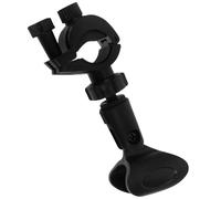 TOMETURE Support de Microphone Noir en Plastique Pince Rotative, Design Compact et Haute Compatibilité pour Micro, pour Streaming en Direct et Prise de Parole Publique