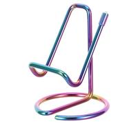 TOMETURE Support de téléphone Portable pour Bureau, Support de téléphone Portable en métal Arc-en-Ciel, Accessoires de Bureau, de pour à Domicile (coloré)